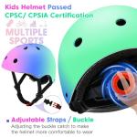 Colorful Adjustable Kids Bike Helmet for Sports