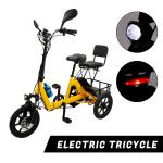 Adult Electric Folding Tricycle with Three Wheels