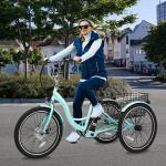 MOPHOTO 7-Speed Electric Trike for Adults