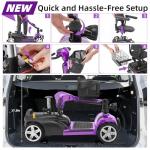 350W Electric Scooter for Seniors with Battery and Baskets