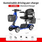 PENGJIE 20A 4-Wheel Electric Mobility Scooter