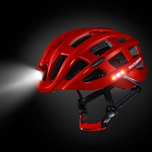 ROCKBROS USB Rechargeable Lightweight Smart Helmet Headlamp