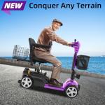 350W Electric Scooter for Seniors with Battery and Baskets