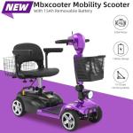 350W Electric Scooter for Seniors with Battery and Baskets