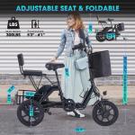 48V 350W Folding Electric Tricycle for Adults