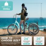 MOONCOOL 500W Electric Tricycle with 7 Speeds