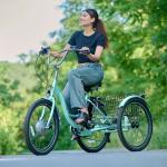MOONCOOL 7 Speed Electric Tricycle with Battery
