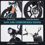 48V 350W Folding Electric Tricycle for Adults