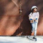 Lightweight Blue Kids Kick Scooter - Foldable Fun