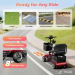 Foldable 4 Wheel Mobility Scooter for Adults