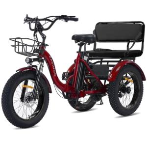 NOMIGO Adult Electric Tricycle with Passenger Seat