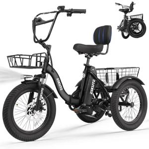 Elecby Adult Electric Trike with 1200W Motor