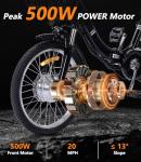 KAKIGO 2-Seater Folding Electric Tricycle for Adults