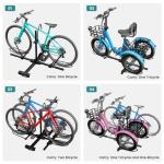Heavy-Duty Folding Trike Rack for Adult Bikes