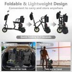 Lightweight 3-Wheel Electric Scooter for Adults