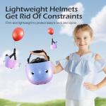 Sparkling Rainbow Kids Bike Helmet, Adjustable Fit