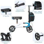 Dual Brake Knee Scooter for Foot Injuries