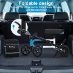 Dual Brake Knee Scooter for Foot Injuries