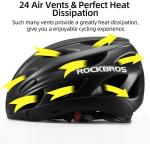 ROCKBROS Cycling Helmet with Sunglasses and Visor