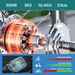 MOONCOOL 26" 350W Electric Trike with Basket