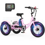 NAIZEA Pink 16" Electric Tricycle for Kids