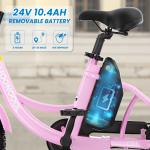 NAIZEA Pink 16" Electric Tricycle for Kids