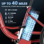 MOONCOOL 24" Adult Electric Trike with 350W Motor