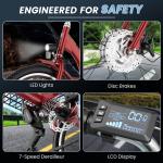 MOONCOOL 24" Adult Electric Trike with 350W Motor