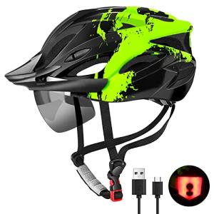 Electric Bike Helmet with Rechargeable LED Light