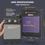 MIGVAN Auto Darkening Welding Helmet with True Color