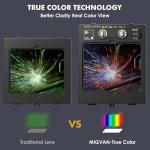 MIGVAN Auto Darkening Welding Helmet with True Color