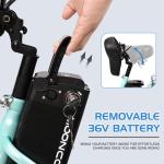 NAIZEA 24" Adult Electric Tricycle with Basket