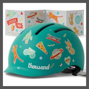 Thousand Teal Blue Kids' Bike Helmet