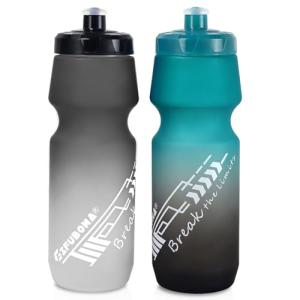 GIFUBOWA 24oz Leakproof Bike Water Bottle 2-Pack