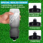 GIFUBOWA 24oz Leakproof Bike Water Bottle 2-Pack