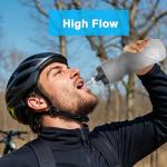 GIFUBOWA 24oz Leakproof Bike Water Bottle 2-Pack