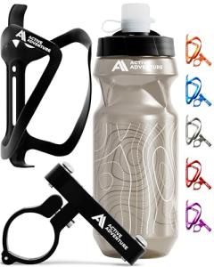 Bike Water Bottle Holder with Squeeze Bottle