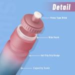 SLUXKE 32oz Lightweight BPA-Free Bike Water Bottles