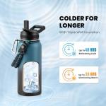 RAYMYLO 32 oz Insulated Water Bottle