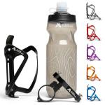 Bike Water Bottle Holder with Squeeze Bottle