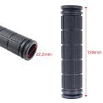 Kasteco Mushroom Grips for BMX/MTB/Road Bikes, Black