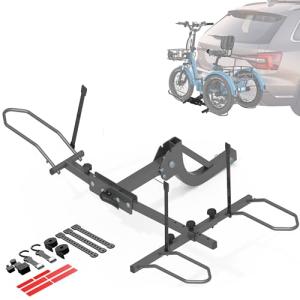 H&ZT Heavy-Duty Fat Tire Trike Bike Rack