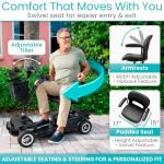 Vive Electric 4-Wheel Mobility Scooter for Adults