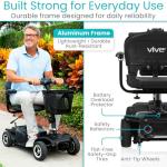 Vive Electric 4-Wheel Mobility Scooter for Adults