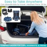 Vive 4-Wheel Electric Scooter for Adults