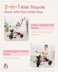 KRIDDO 2-in-1 Electric Tricycle for Toddlers