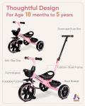 KRIDDO 2-in-1 Electric Tricycle for Toddlers
