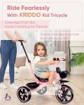 KRIDDO 2-in-1 Electric Tricycle for Toddlers
