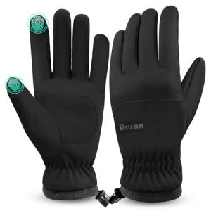 Waterproof Touchscreen Winter Gloves for Biking & More