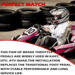 PRO BAT Brake Throttle Pedal for Go Karts